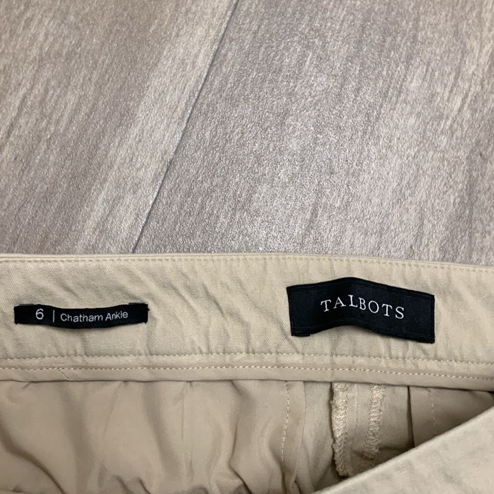 Womens Talbots Chatham Slim Ankle Casual Dress Work Career Minimalist Pants - Picture 6 of 8